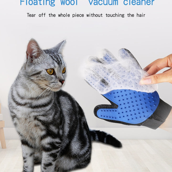Pet Hair Remover Gloves, Bathing & Grooming Supplies, Silicone Hair Removal Brush
